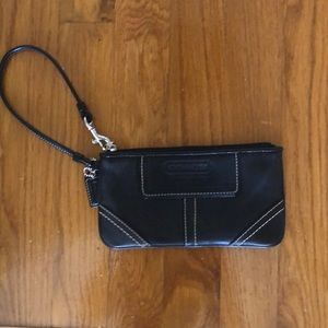 Coach Leather Wristlet